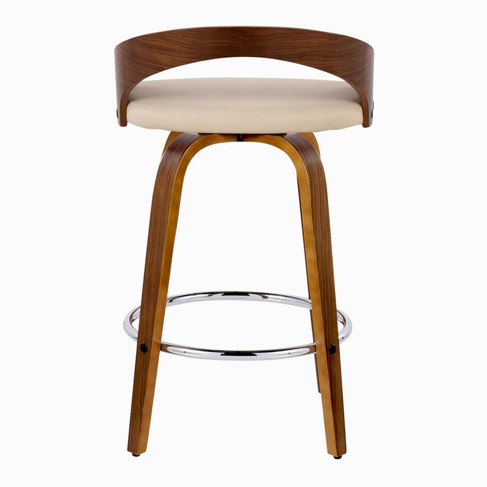 Brown Grotto 26" Fixed-Height Counter Stool - Set of 2