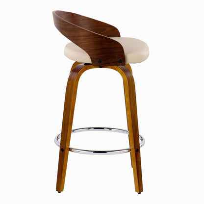 Brown Grotto 26" Fixed-Height Counter Stool - Set of 2