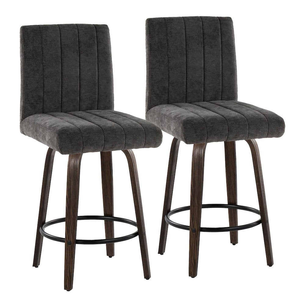 Hank 26" Fixed-Height Counter Stool - Set of 2