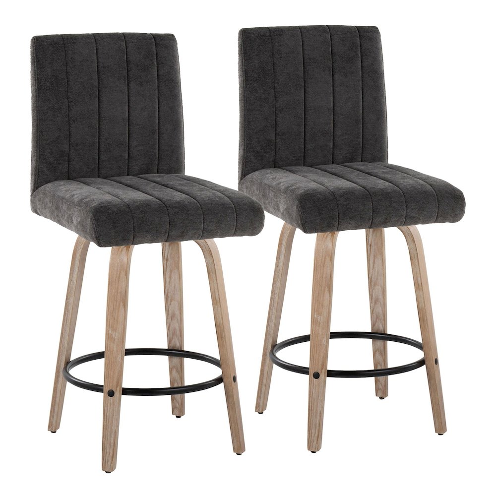 Hank 26" Fixed-Height Counter Stool - Set of 2