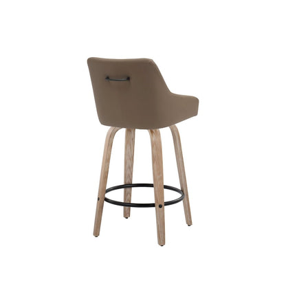 Hannah 26" Fixed-Height Counter Stool - Set of  2
