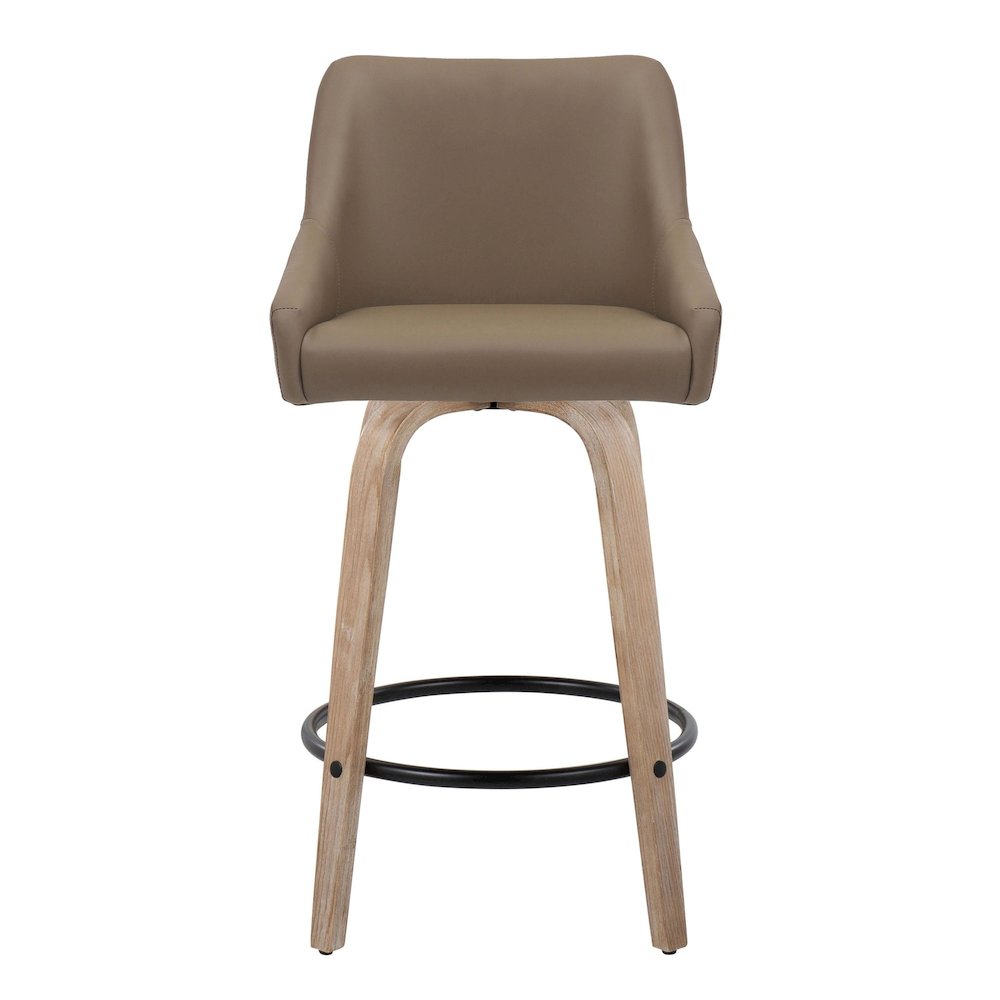 Hannah 26" Fixed-Height Counter Stool - Set of  2
