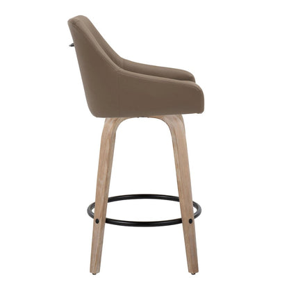 Hannah 26" Fixed-Height Counter Stool - Set of  2