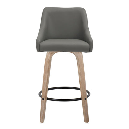 Hannah 26" Fixed-Height Counter Stool - Set of  2