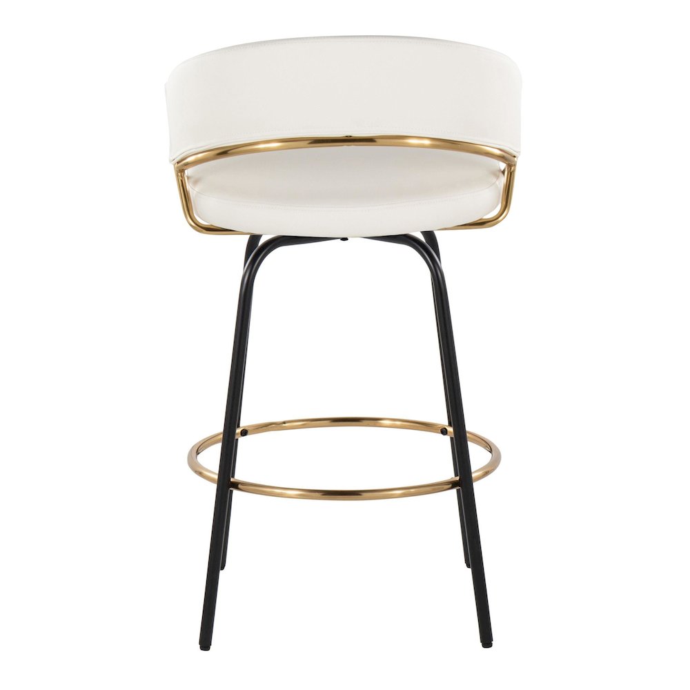 Jie 26" Fixed-Height Counter Stool - Set of 2