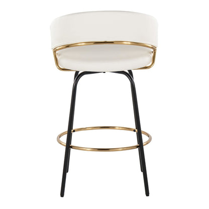 Jie 26" Fixed-Height Counter Stool - Set of 2