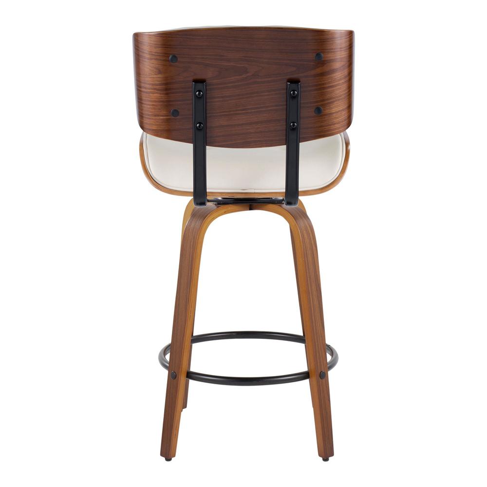 Beige Lombardi 26" Fixed-Height Counter Stool - Set of 2