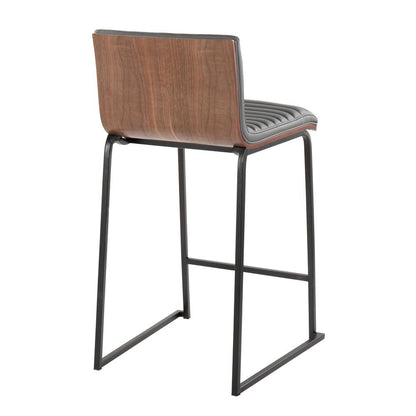 Grey Mason Mara 26" Fixed-Height Counter Stool - Set of 2