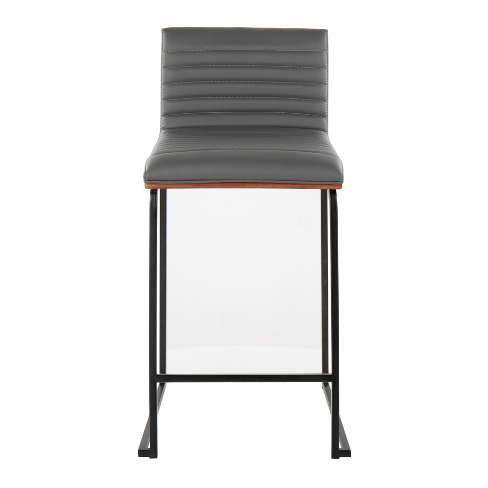 Grey Mason Mara 26" Fixed-Height Counter Stool - Set of 2