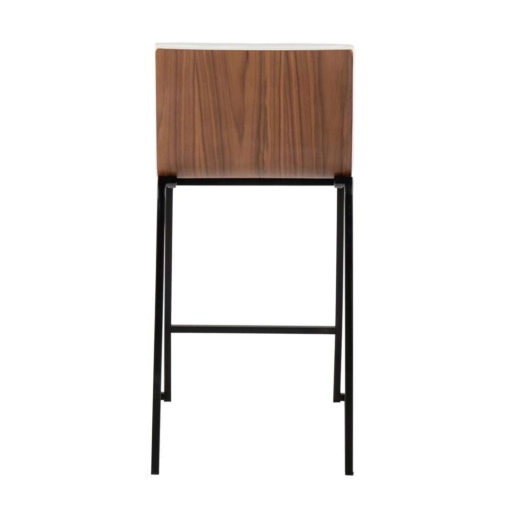 White Mason Mara 26" Fixed-Height Counter Stool - Set of 2