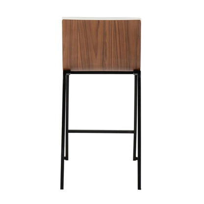 White Mason Mara 26" Fixed-Height Counter Stool - Set of 2