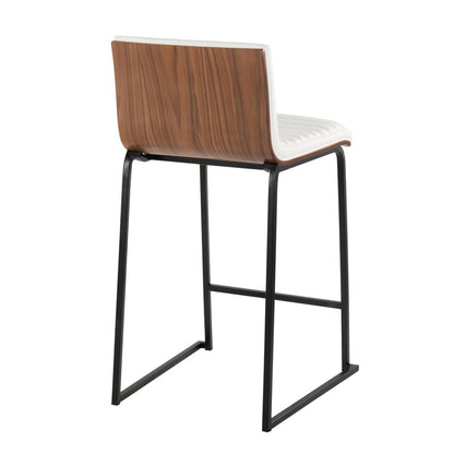 White Mason Mara 26" Fixed-Height Counter Stool - Set of 2