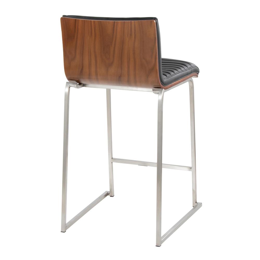 Silver Mason Mara 26" Fixed-Height Counter Stool - Set of 2