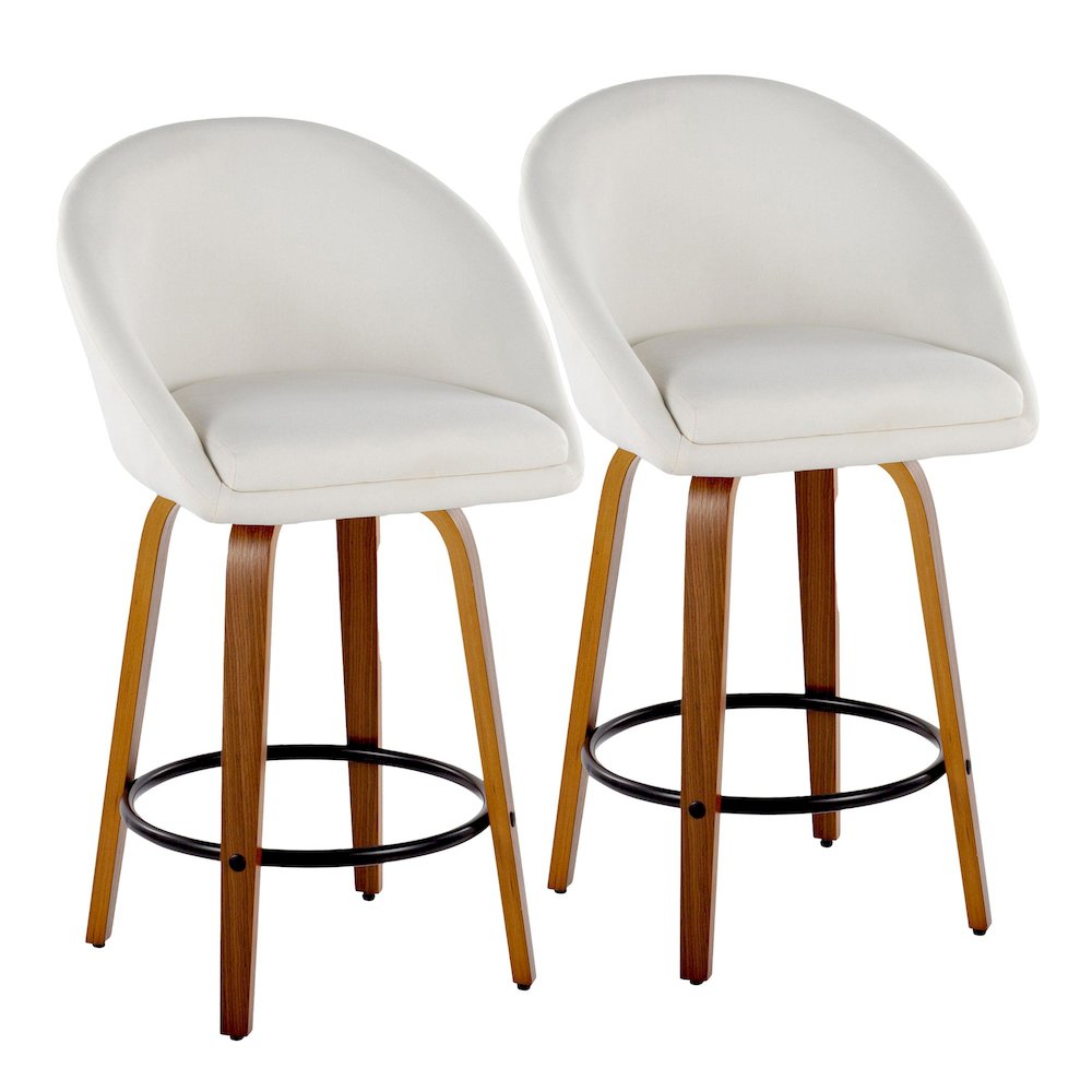 Matisse Highback 26" Fixed-Height Counter Stool - Set of 2