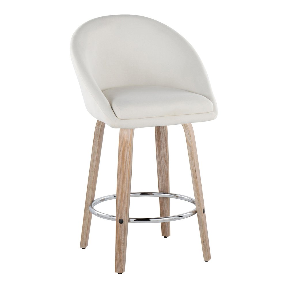 Matisse Highback 26" Fixed-Height Counter Stool - Set of 2