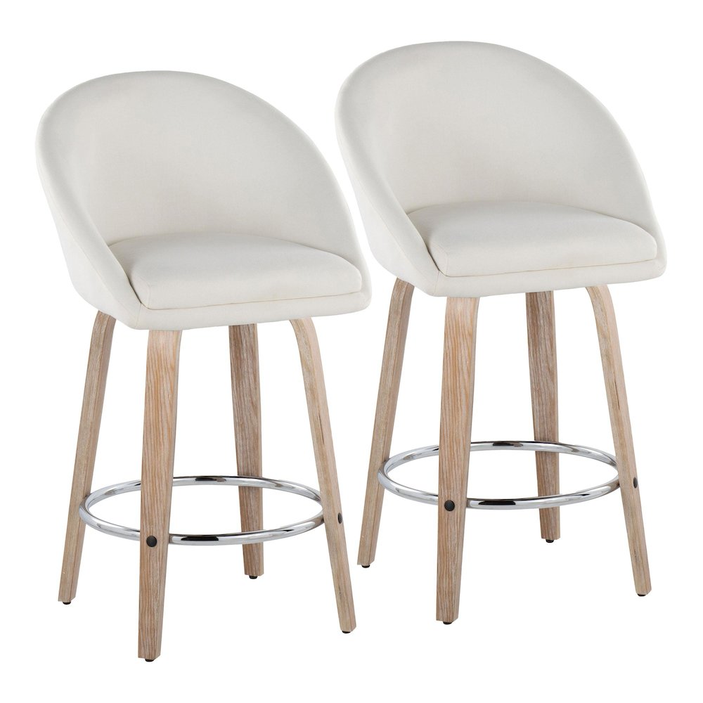 Matisse Highback 26" Fixed-Height Counter Stool - Set of 2