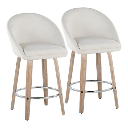 Matisse Highback 26" Fixed-Height Counter Stool - Set of 2
