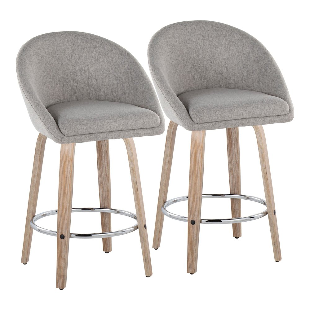 Matisse Highback 26" Fixed-Height Counter Stool - Set of 2