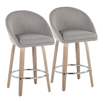 Matisse Highback 26" Fixed-Height Counter Stool - Set of 2
