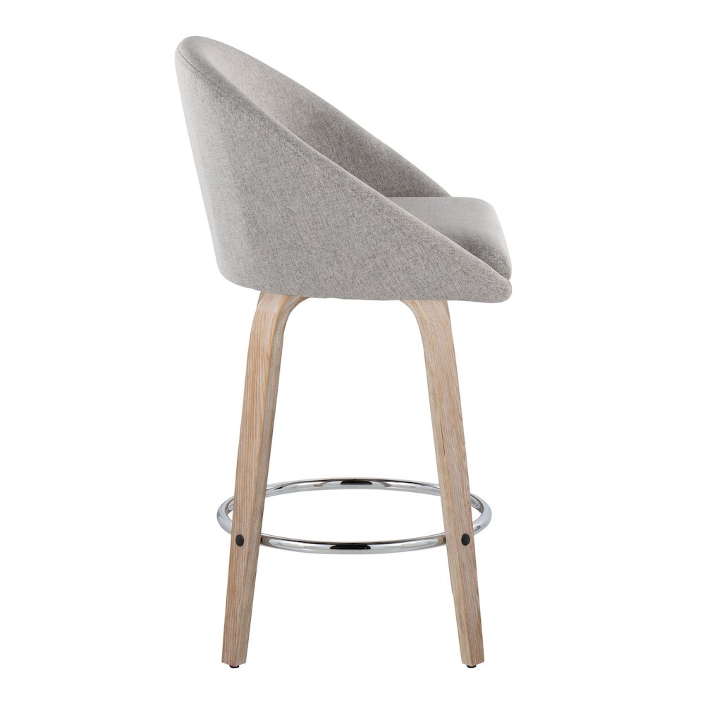 Matisse Highback 26" Fixed-Height Counter Stool - Set of 2