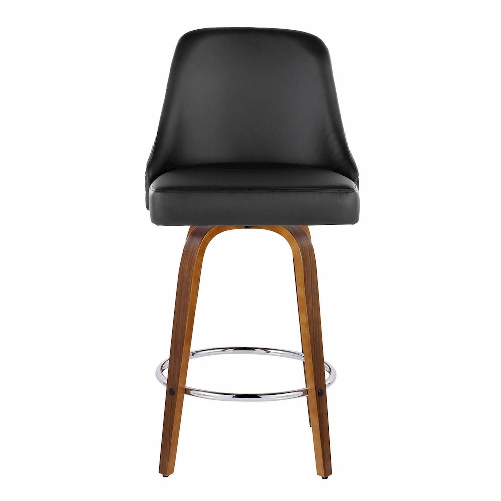 Studded Marcel 26" Fixed-Height Counter Stool - Set of  2