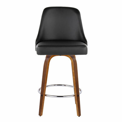 Studded Marcel 26" Fixed-Height Counter Stool - Set of  2