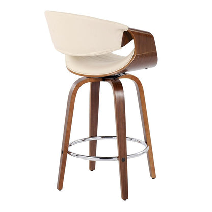 Brown Symphony 26" Fixed-Height Counter Stool - Set of 2