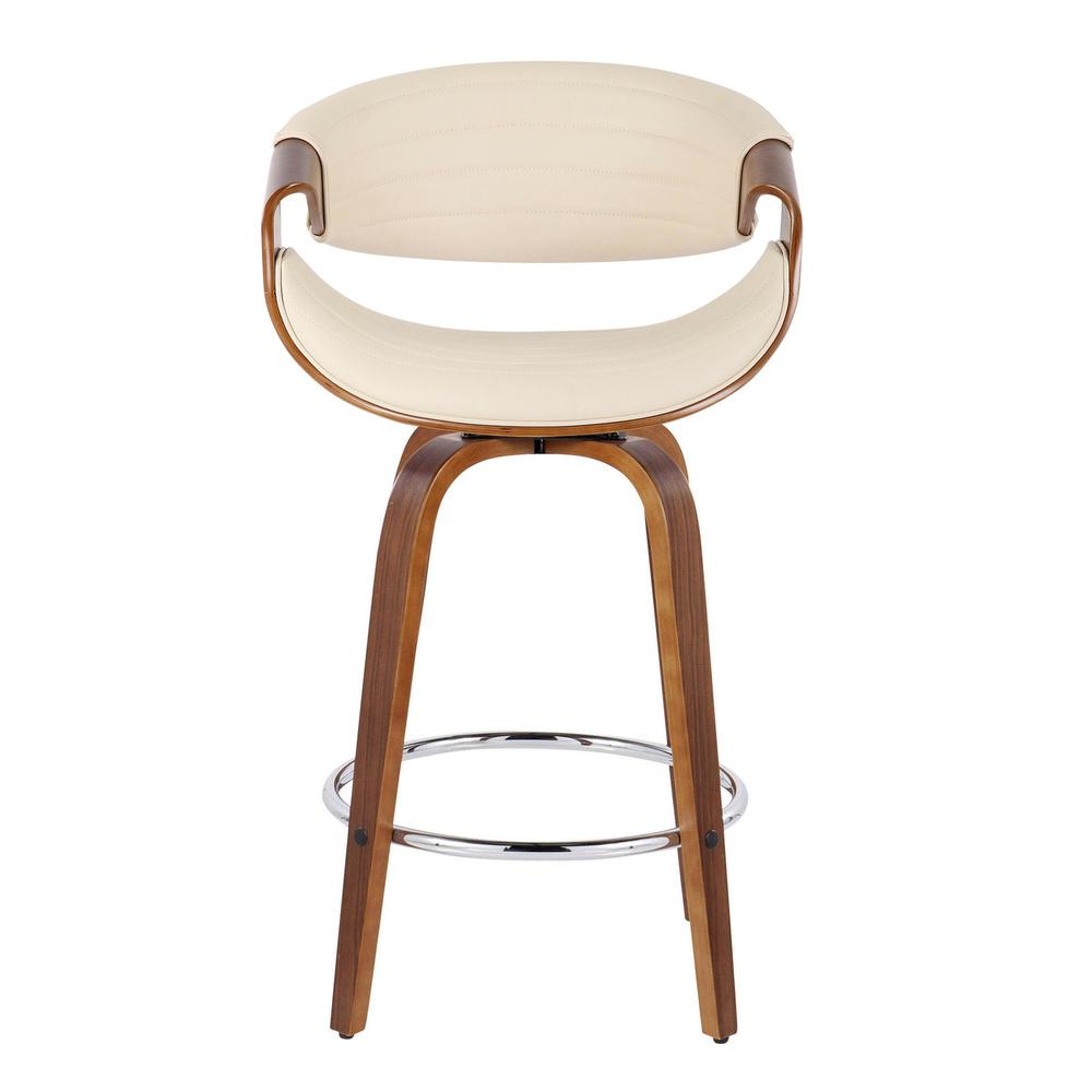 Brown Symphony 26" Fixed-Height Counter Stool - Set of 2