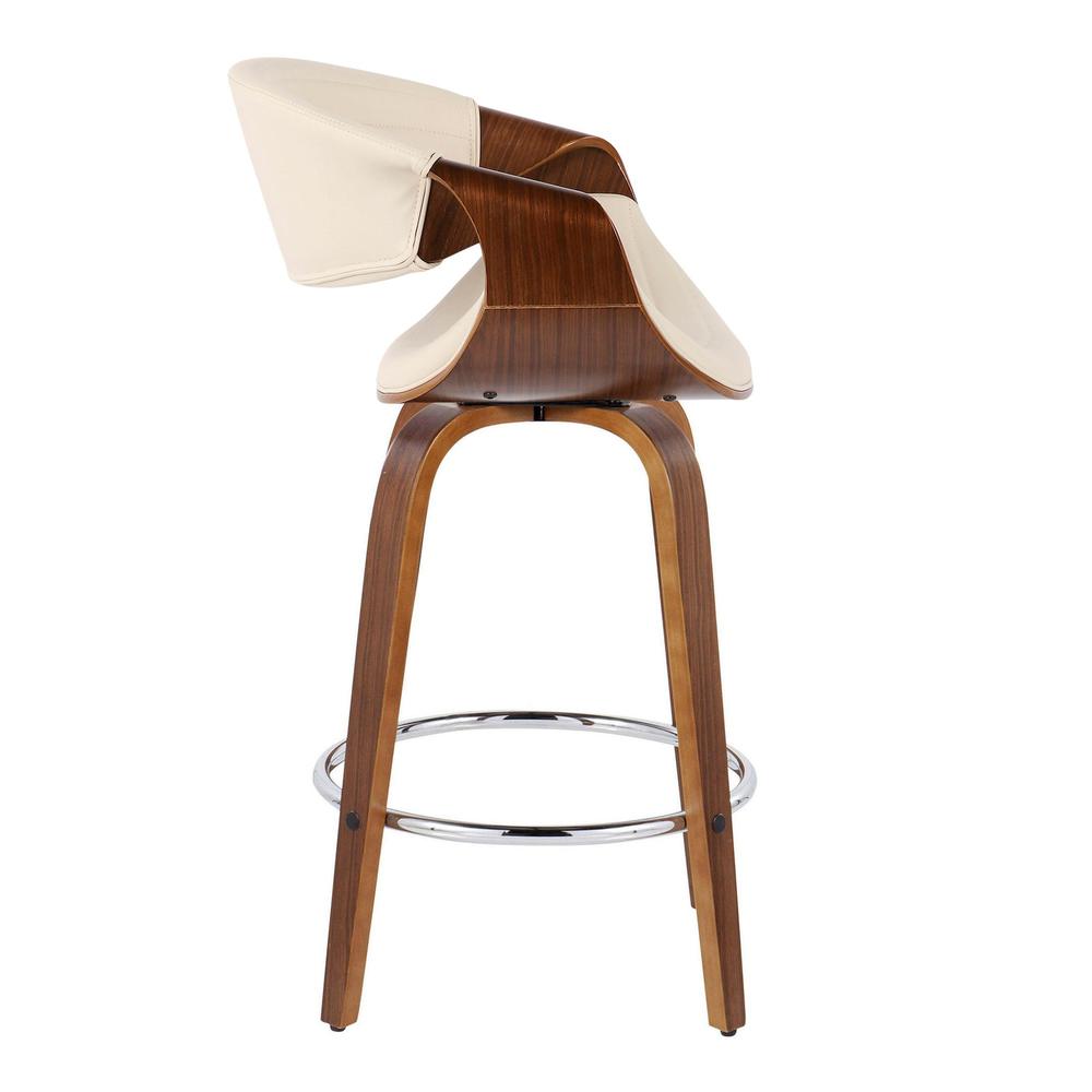 Brown Symphony 26" Fixed-Height Counter Stool - Set of 2