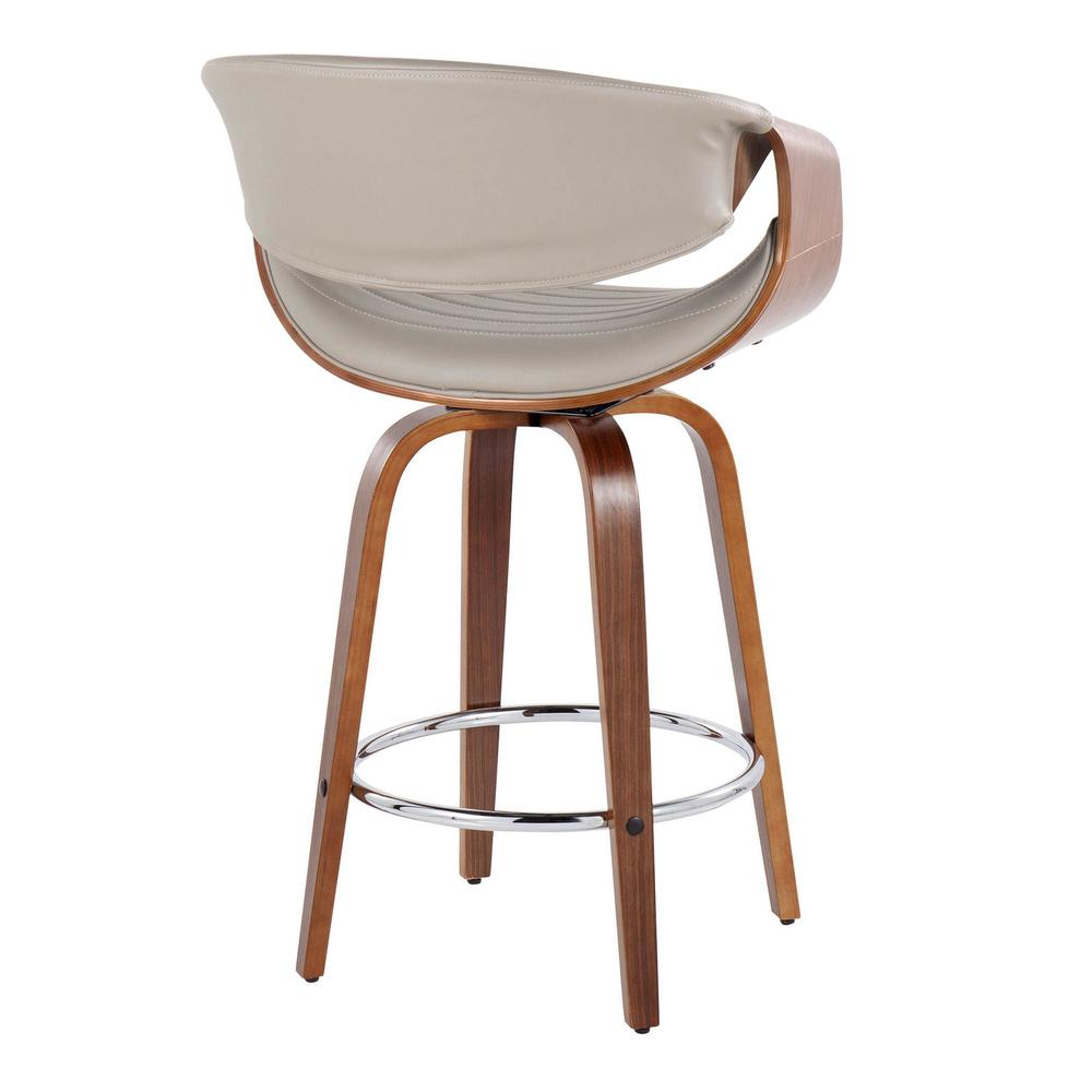Brown Symphony 26" Fixed-Height Counter Stool - Set of 2