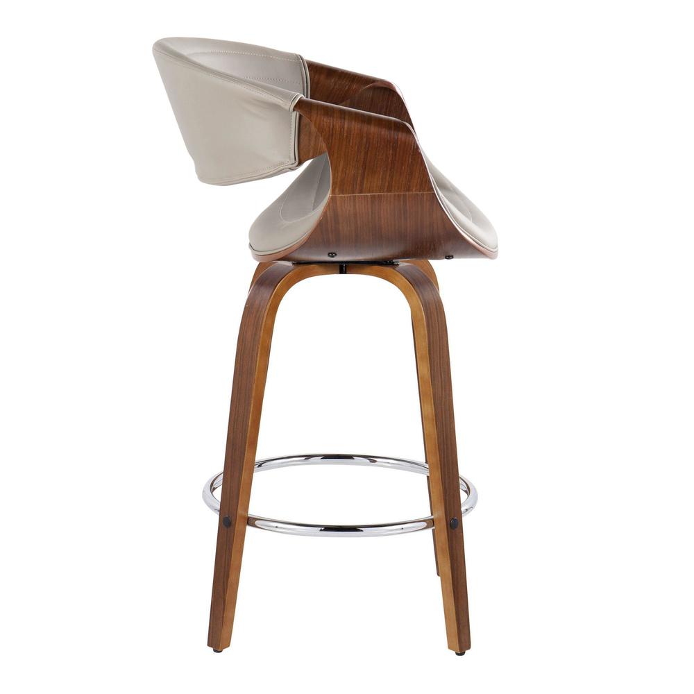 Brown Symphony 26" Fixed-Height Counter Stool - Set of 2