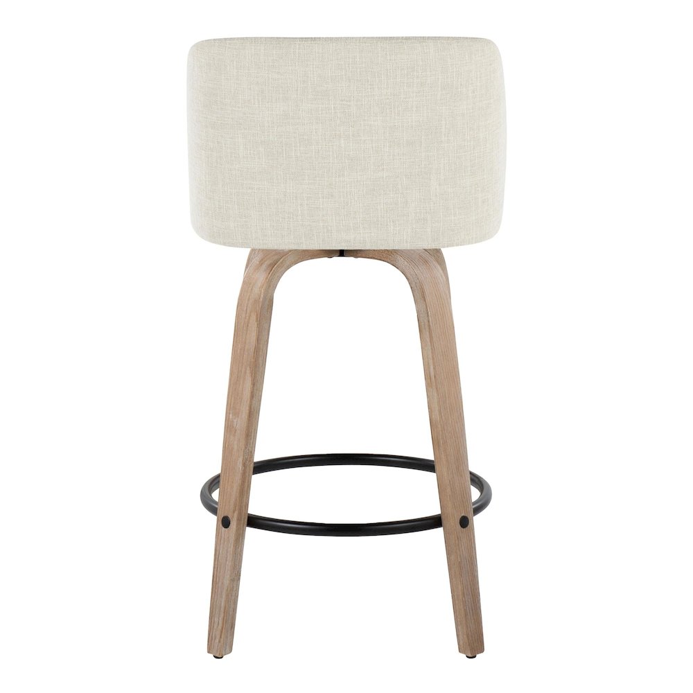 Toriano 26" Fixed-Height Counter Stool - Set of 2