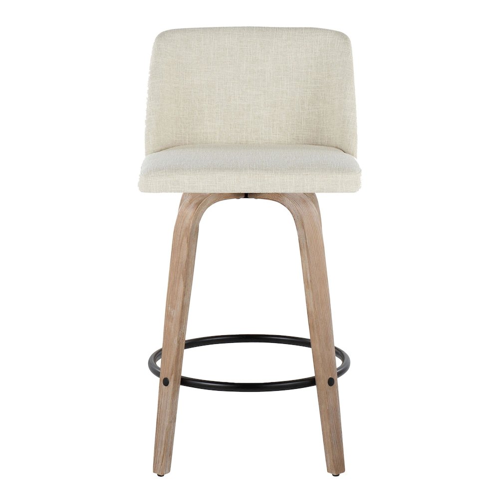 Toriano 26" Fixed-Height Counter Stool - Set of 2