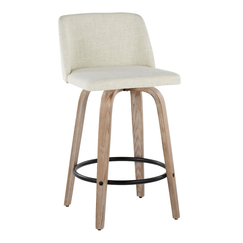 Toriano 26" Fixed-Height Counter Stool - Set of 2