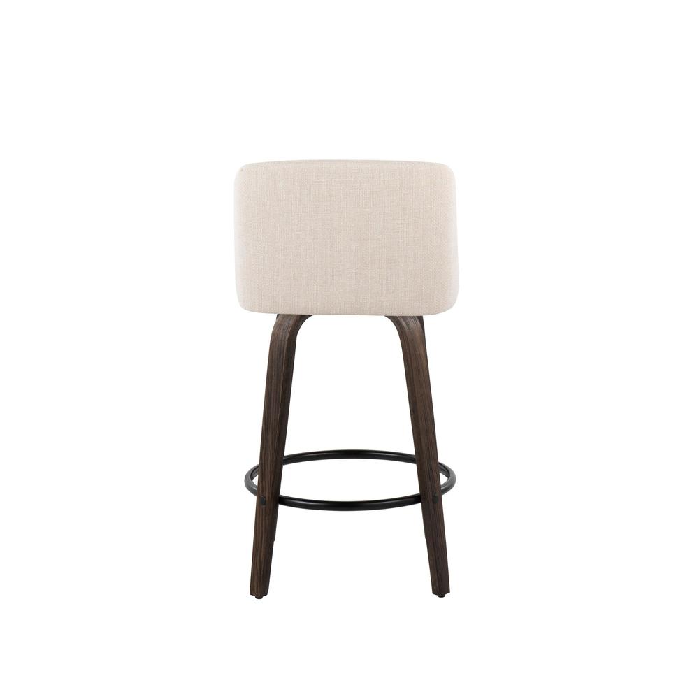 Brown Toriano 26" Fixed Height Counter Stool - Set of 2