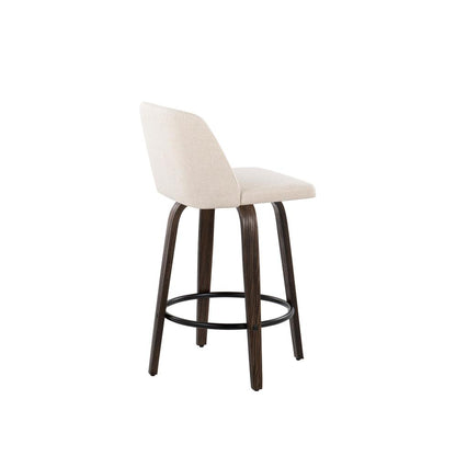 Brown Toriano 26" Fixed Height Counter Stool - Set of 2
