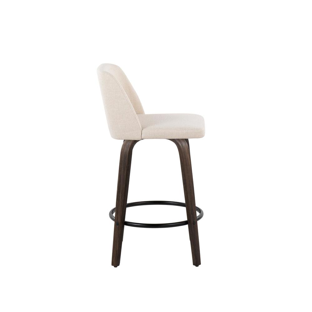 Brown Toriano 26" Fixed Height Counter Stool - Set of 2