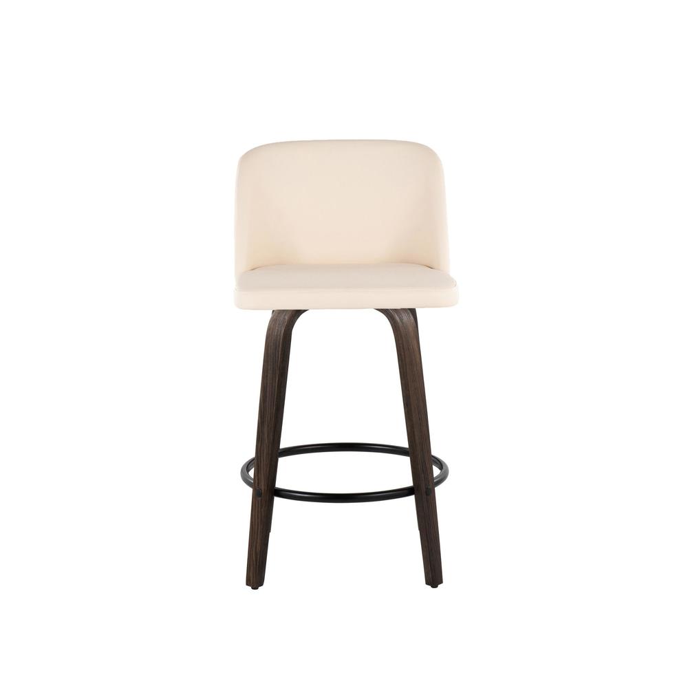 Brown Toriano 26" Fixed Height Counter Stool - Set of 2