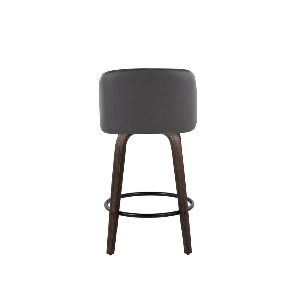 Brown Toriano 26" Fixed Height Counter Stool - Set of 2