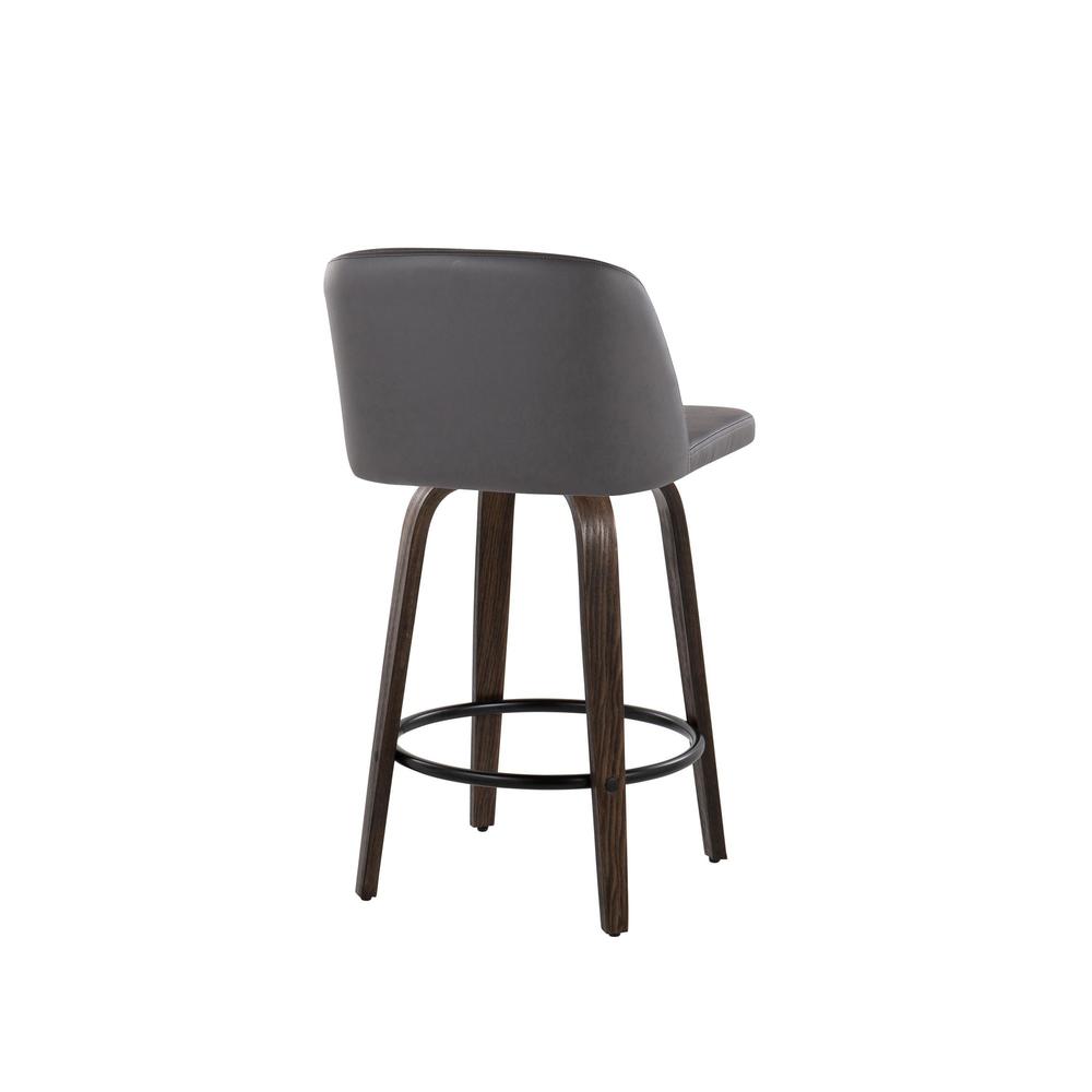 Brown Toriano 26" Fixed Height Counter Stool - Set of 2