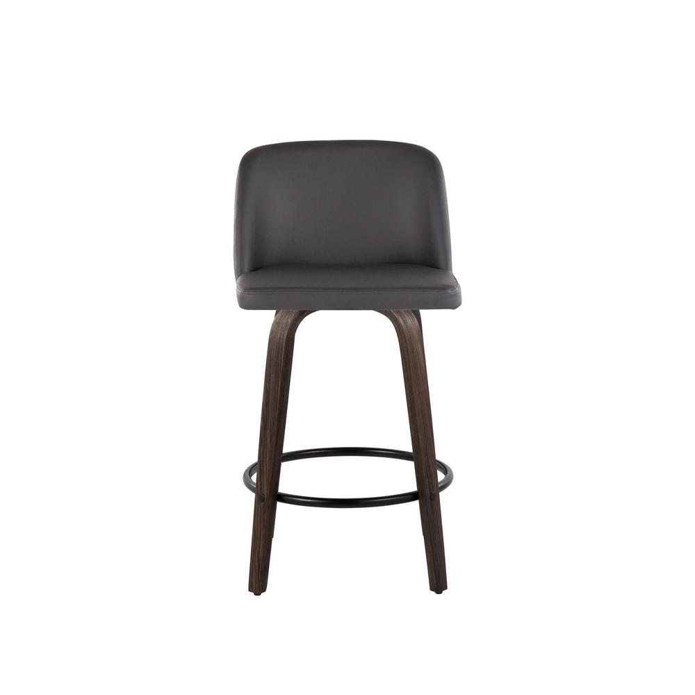 Brown Toriano 26" Fixed Height Counter Stool - Set of 2