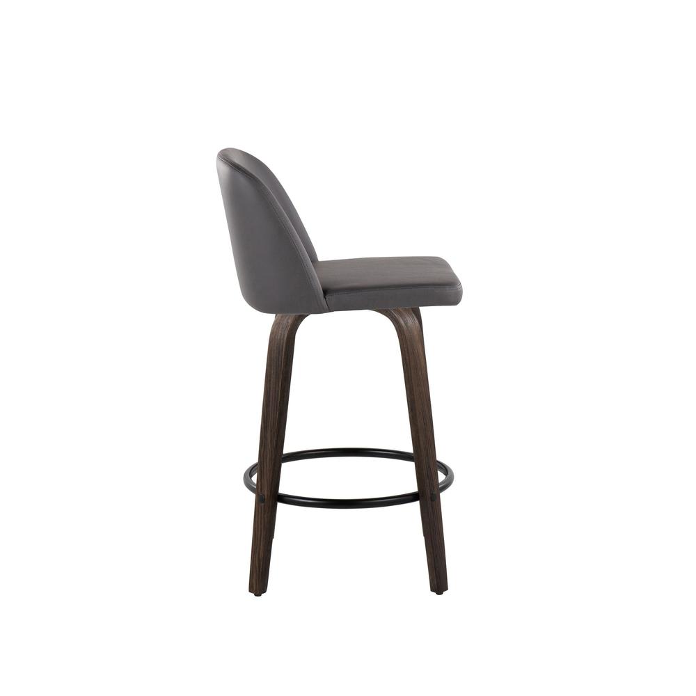 Brown Toriano 26" Fixed Height Counter Stool - Set of 2