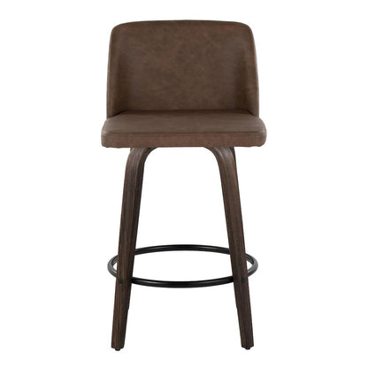 Toriano 26" Fixed-Height Counter Stool - Set of 2