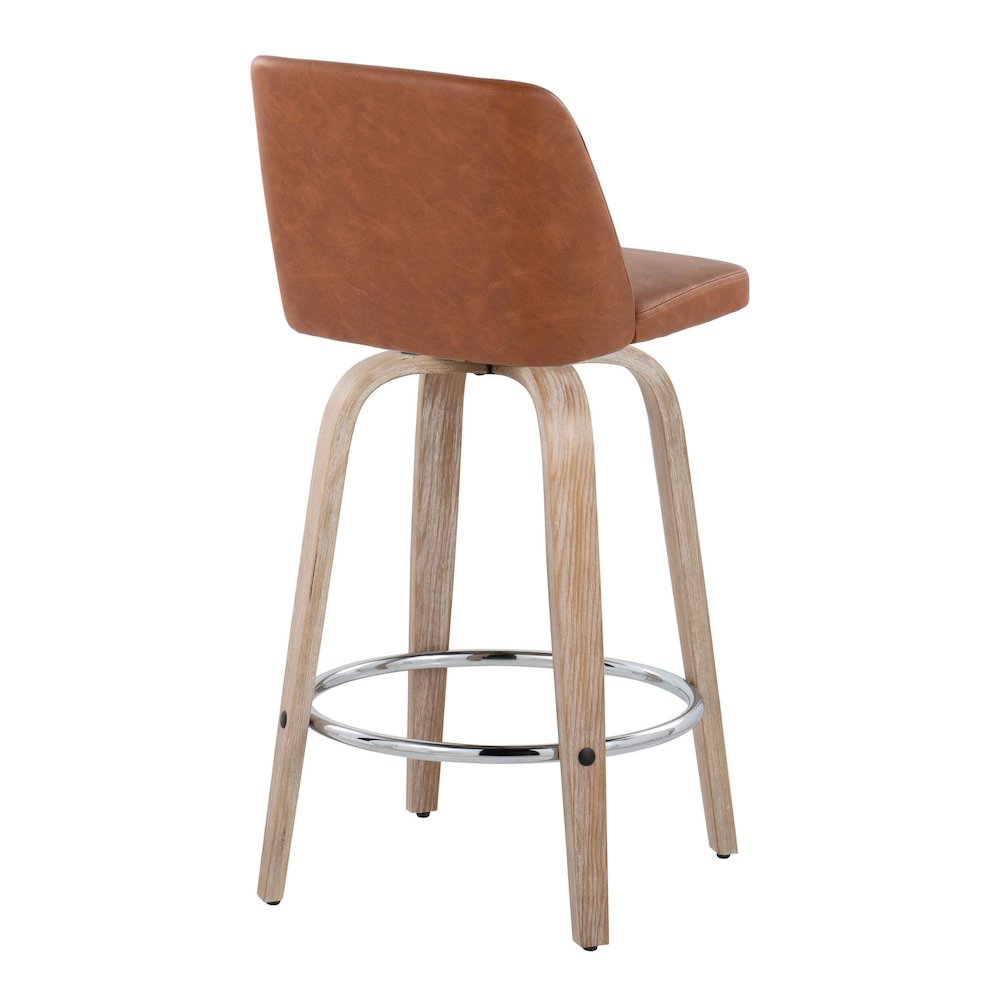 Toriano 26" Fixed-Height Counter Stool - Set of 2