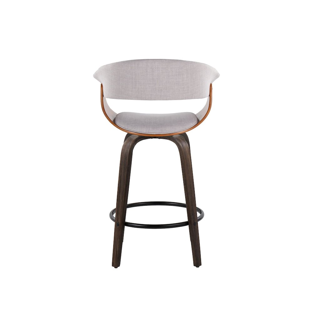 Vintage Mod 26" Fixed-Height Counter Stool - Set of 2