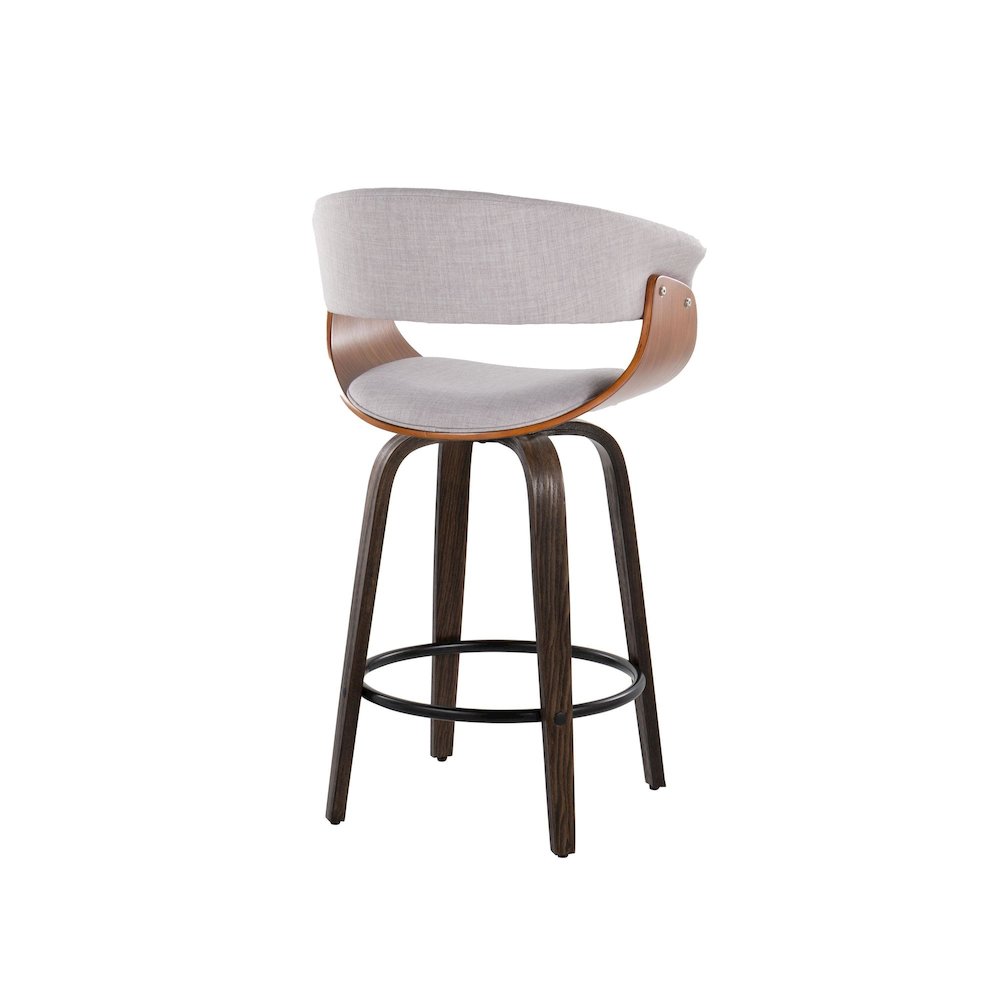 Vintage Mod 26" Fixed-Height Counter Stool - Set of 2