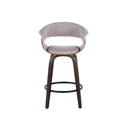 Vintage Mod 26" Fixed-Height Counter Stool - Set of 2