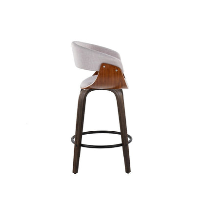 Vintage Mod 26" Fixed-Height Counter Stool - Set of 2