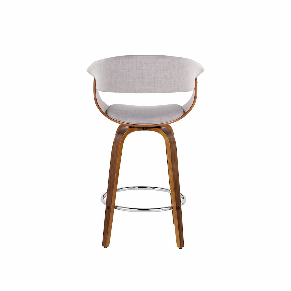 Vintage Mod 26" Fixed-Height Counter Stool - Set of 2