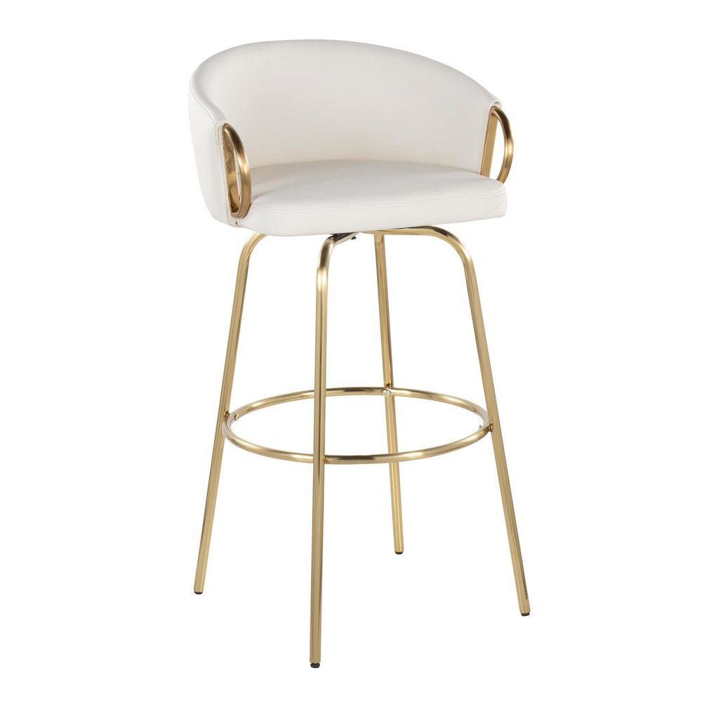 Claire 30" Fixed-Height Barstool - Set of 2